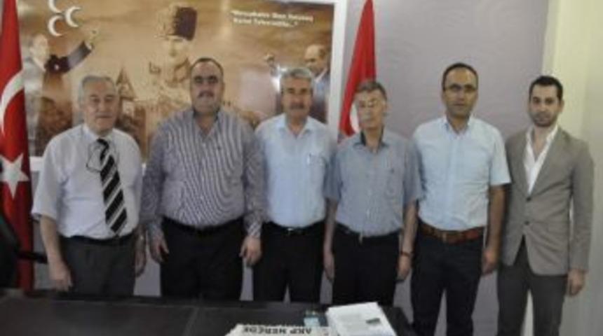 Develiler Derneğinden Mhp&rsquo;ye Ziyaret