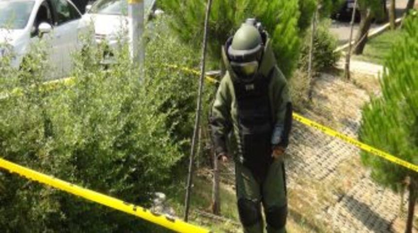 &Ccedil;ocuk Parkında Par&ccedil;a Tesirli Bomba Bulundu