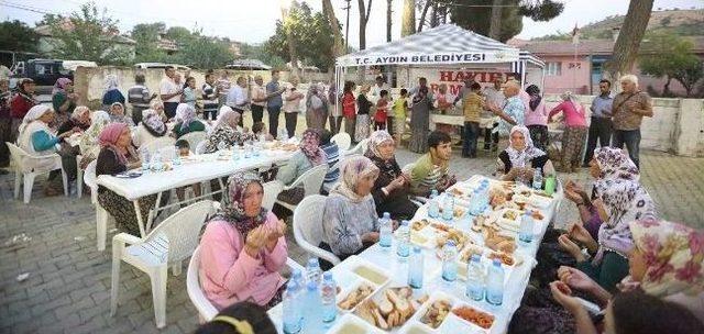 Aydın Belediyesi İftar Çadırlarına Yoğun İlgi