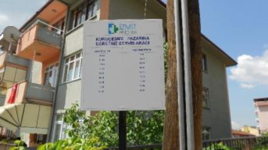 Belediyeden Kapalı Pazara &Uuml;cretsiz Servis