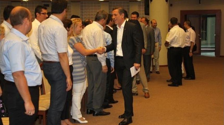 Btso Yönetim Kurulu Personeliyle Buluştu