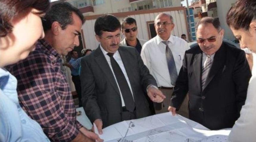 Vali &Ouml;z, İnşaatı Devam Eden Yatırımları İnceledi