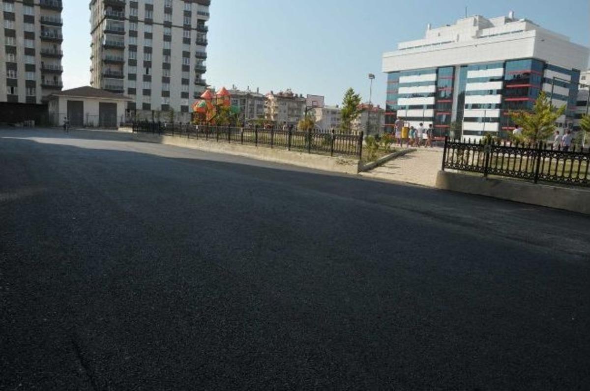 Atakum Ve Atakent'te 30 Bin Ton Asfalt D&ouml;k&uuml;ld&uuml;