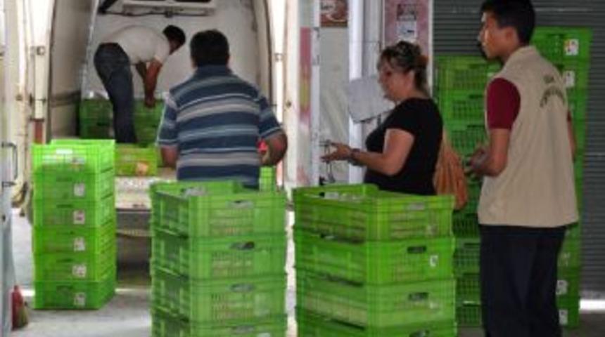 Ankara&rsquo;da 820 Kilo Tavuk Eti Imha Edildi