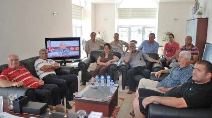 Ayvalık Chp&rsquo;den Mesut Ergin&rsquo;e Ziyaret