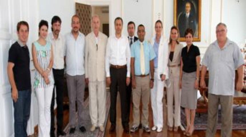 &Ccedil;orlu Medya Mensupları Derneği&rsquo;nden Vali Yerlikaya&rsquo;ya Ziyaret