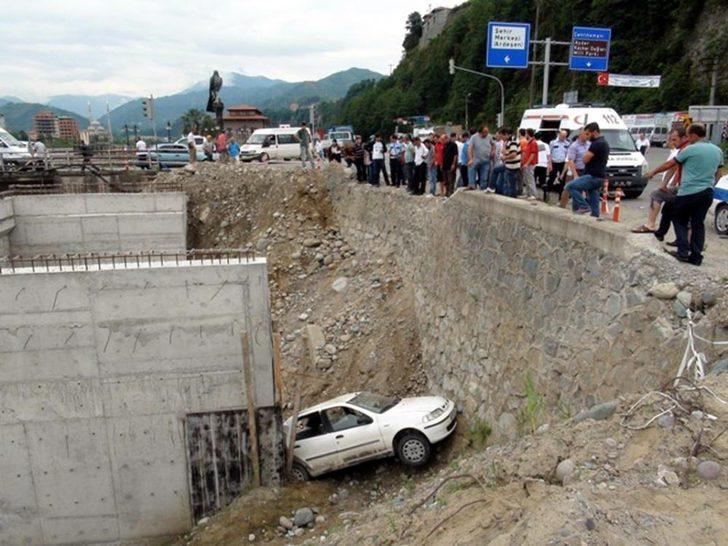 Rize’de Trafik Kazası: 4 Yaralı