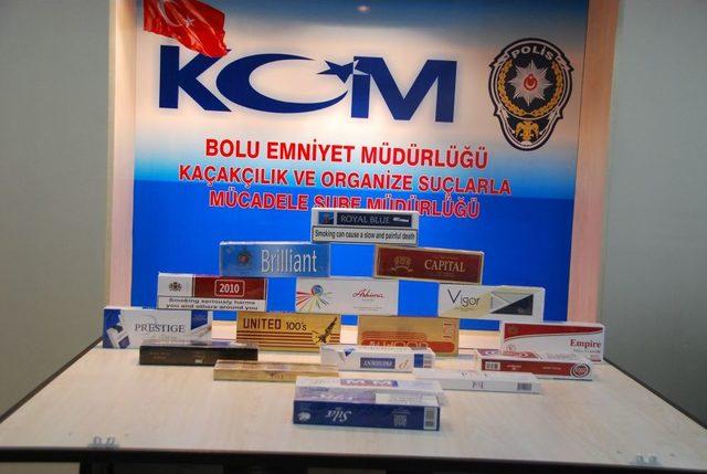 Bolu'da 50 Bin Paket Kaçak Sigara Ele Geçirildi