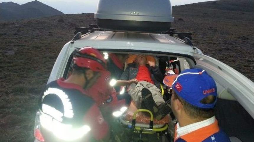 Kaybolan Dağcı B&ouml;yle Kurtarıldı