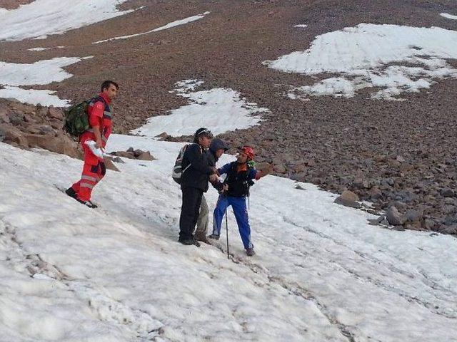 Kaybolan Dağcı Böyle Kurtarıldı