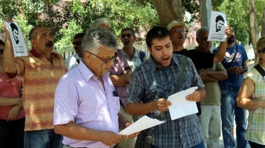 "gezi" G&ouml;zaltıları Salihli&rsquo;de Protesto Edildi