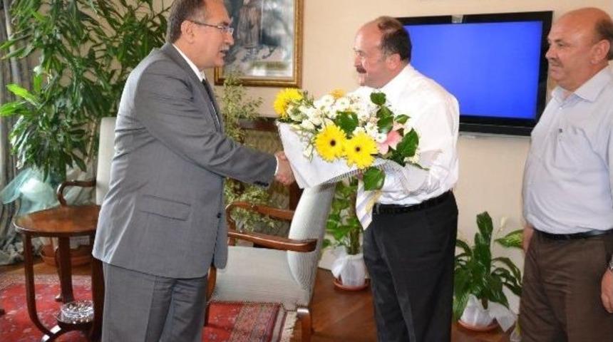 Diyanet Mensupları Derneği'nden Vali Savaş&rsquo;a Ziyaret