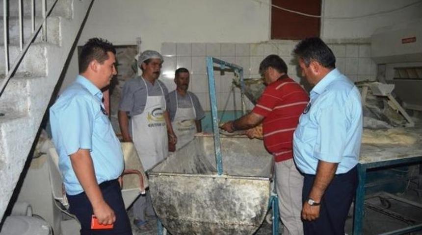 Acıpayam&rsquo;da Ekmek Fırınlarına Denetleme