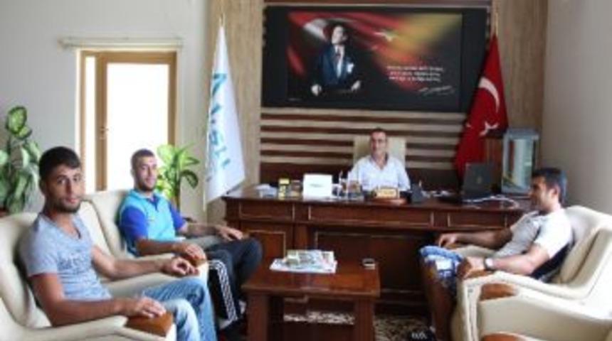 G&uuml;reş&ccedil;ilerden Aksu Belediyesi&rsquo;ne Ziyaret