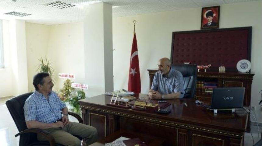 Başkan Ata&ccedil; Yeni M&uuml;ft&uuml;l&uuml;k Binasını Gezdi