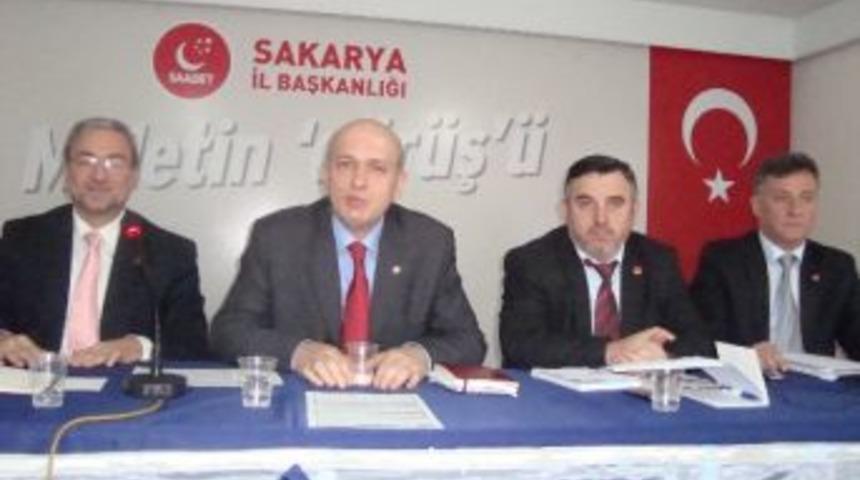 Saadet'ten 'darbelere Hayır Mitingi'