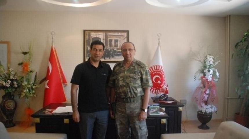 Albay Dursun&rsquo;dan Yavuz&rsquo;a Veda Ziyareti