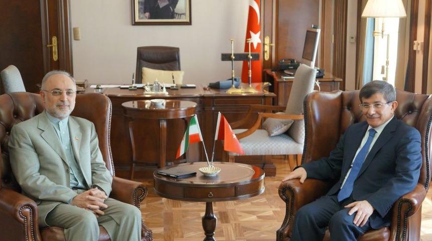 Dışişleri Bakanı Davutoğlu Ile İran Dışişleri Bakanı Salihi Bir Araya Geldi
