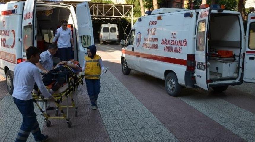 Osmancık&rsquo;ta Trafik Kazası: 4 Yaralı