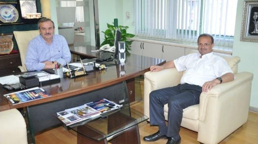 Dtso&rsquo;yı Başkan Ercan Ve Muhtarlar Ziyaret Etti