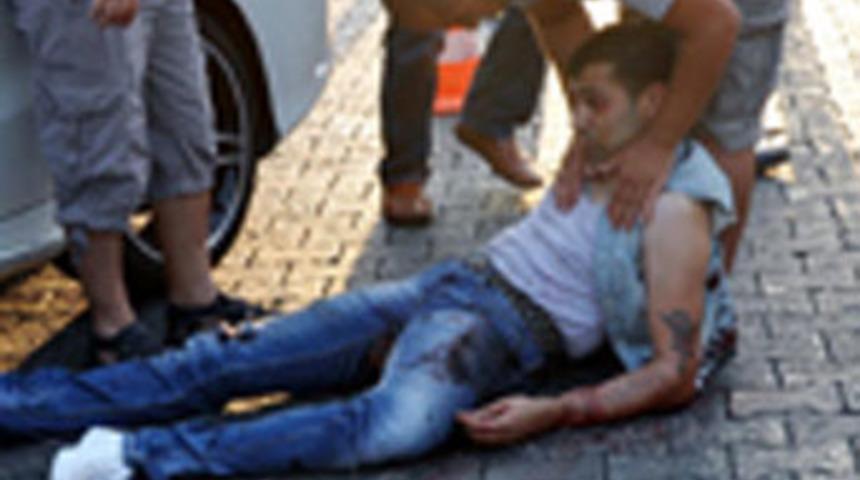 Yolda dehşeti yaşadı