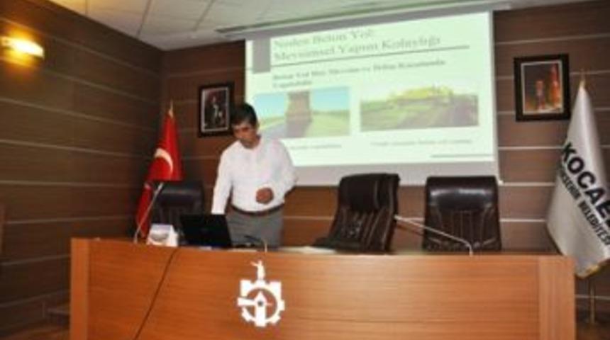 THBB&rsquo;den beton yol semineri