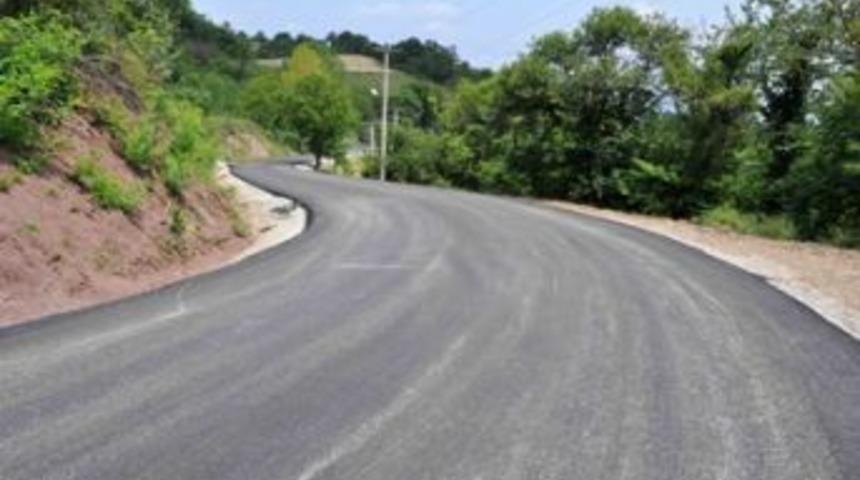 Panayır yolu yenilendi