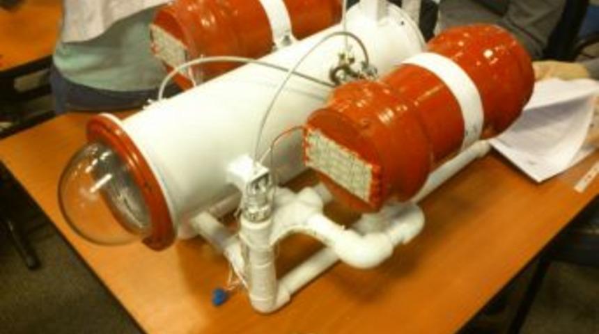 İYTE&rsquo;li &Ouml;ğrenciler Su Altı Robotu Geliştirdi