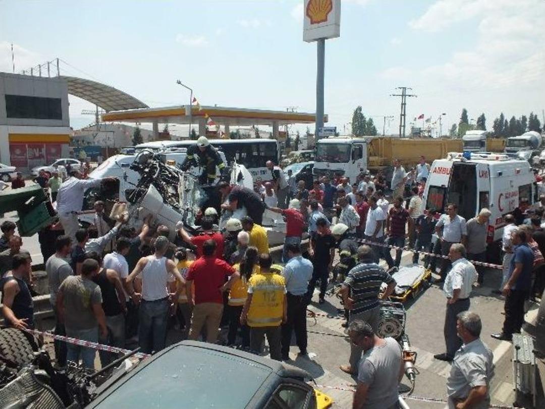 Hafriyat Kamyonu Dehşet Sa&ccedil;tı