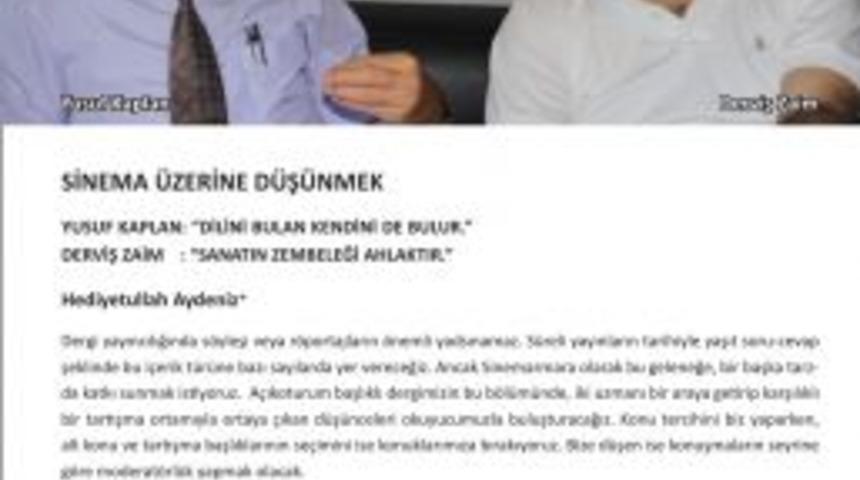 E-sinema Dergisi Sinemarmara Yayında