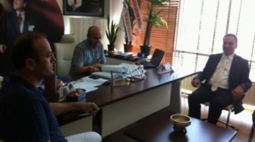 Rekt&ouml;r Kudret Saylam Ticaret Ve Sanayi Odasısnı Ziyaret Etti