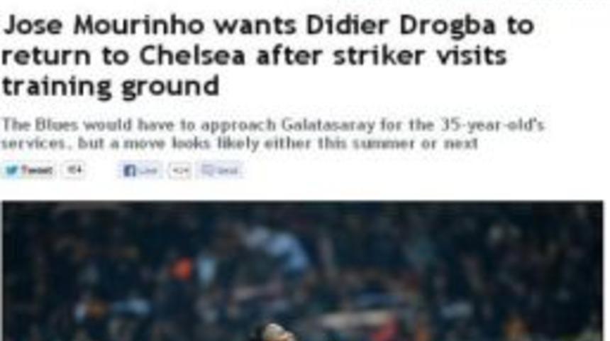 İngiliz Basınından Drogba İddiası