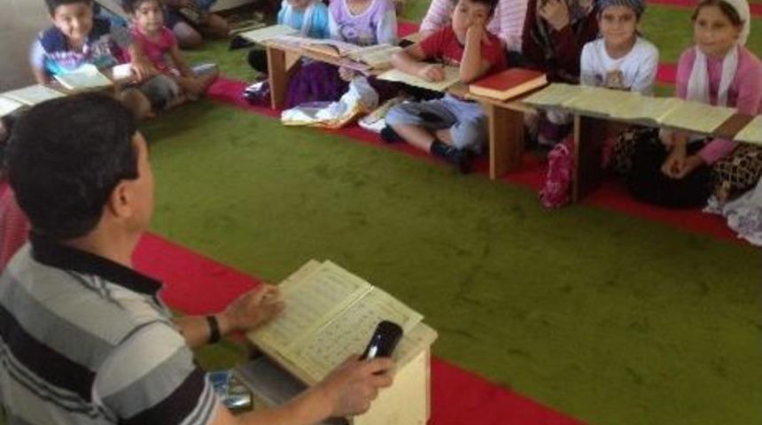 Ortaca M&uuml;ft&uuml;s&uuml; Dr. &Ouml;zler&rsquo;den Yaz Kur&rsquo;an Kurslarını Ziyaret