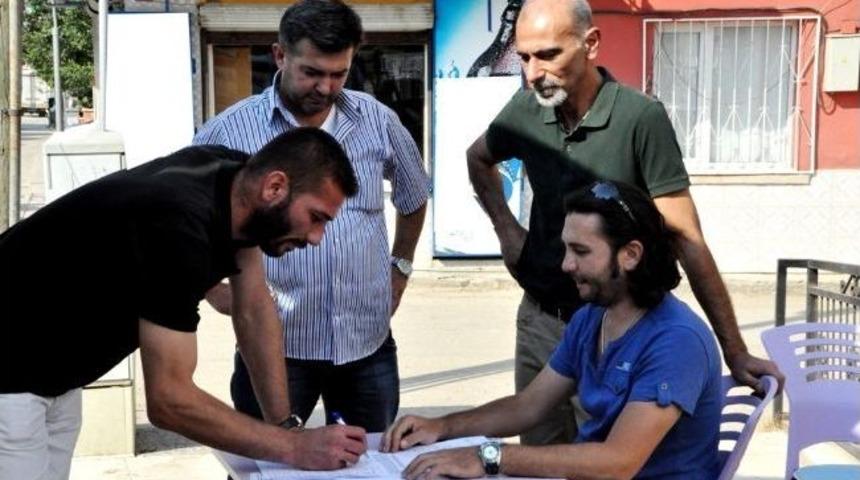 Alaşehir Emniyet M&uuml;d&uuml;r&uuml; İ&ccedil;in İmza Kampanyası