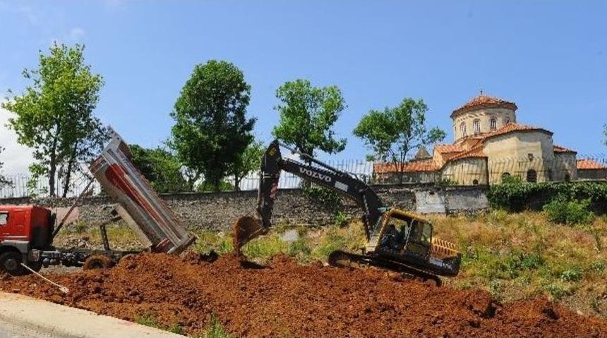 Ayasofya&rsquo;da Rekreasyon &Ccedil;alışmaları Devam Ediyor