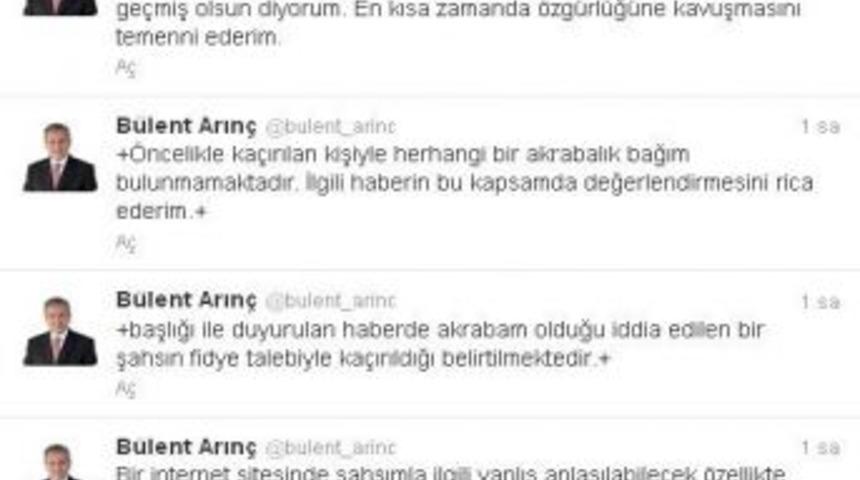 Başbakan Yardımcısı Arın&ccedil;: