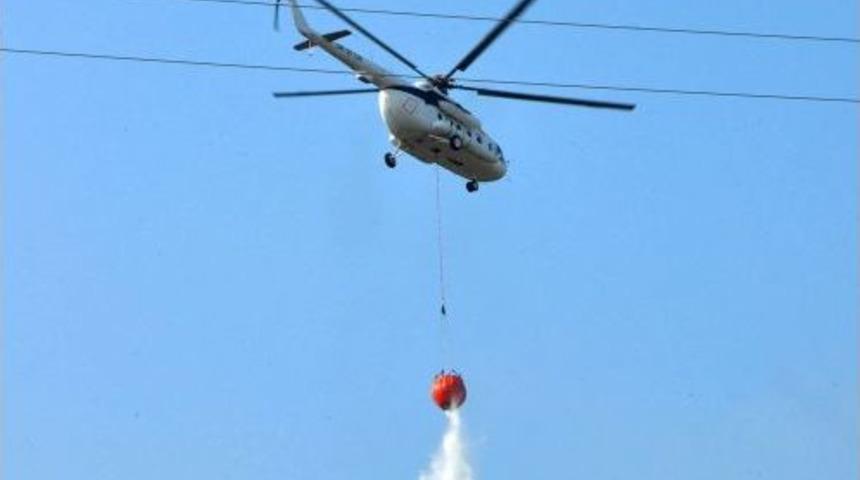 Alanya'da &Ccedil;ıkan Yangın Evlere Sı&ccedil;ramadan S&ouml;nd&uuml;r&uuml;ld&uuml;