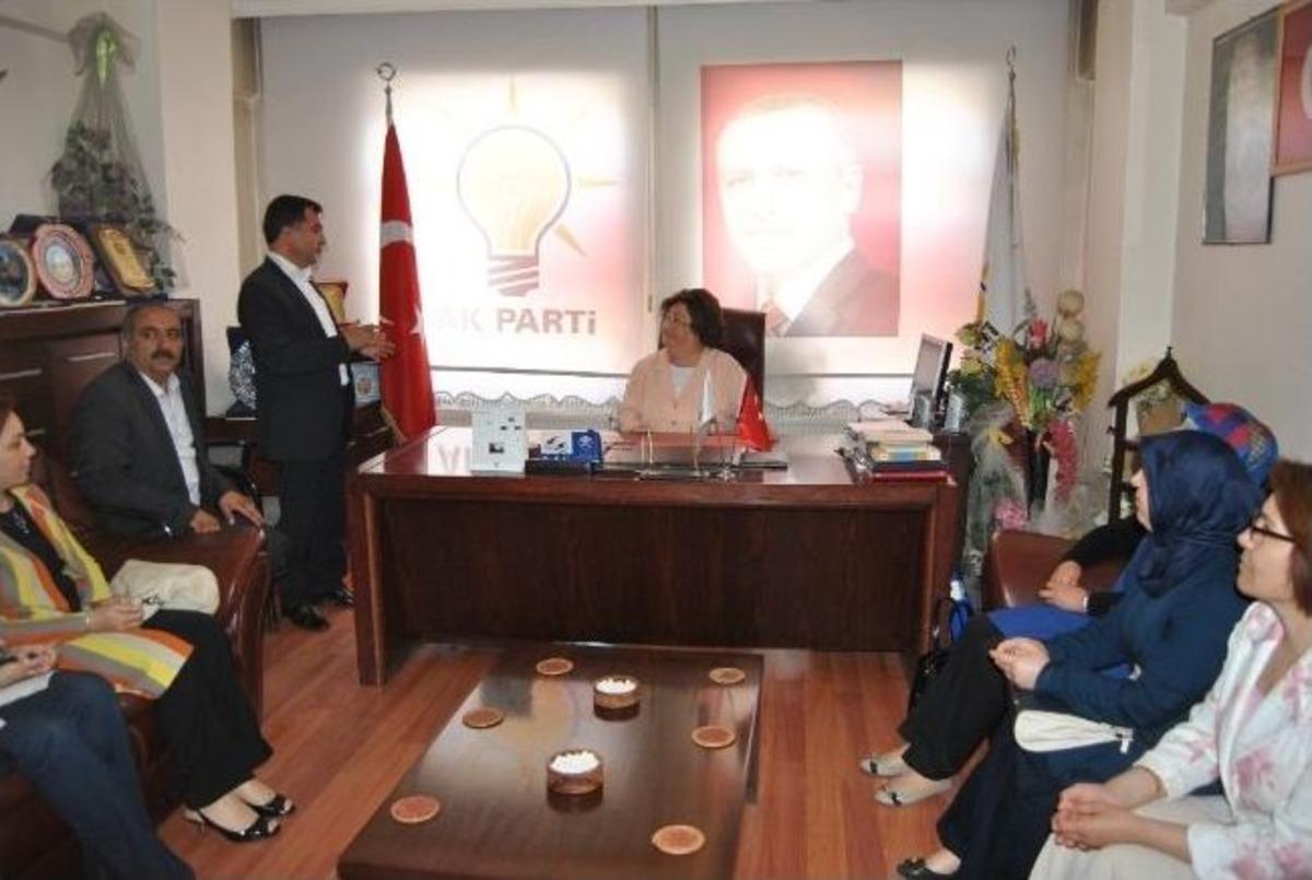 Başkan Akşit Ak Parti İl Başkanlığı&rsquo;nı Ziyaret Etti