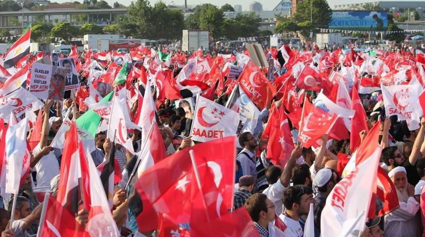 Kazlı&ccedil;eşme'de 'Darbelere Hayır, Mısır'a Destek' Mitingi