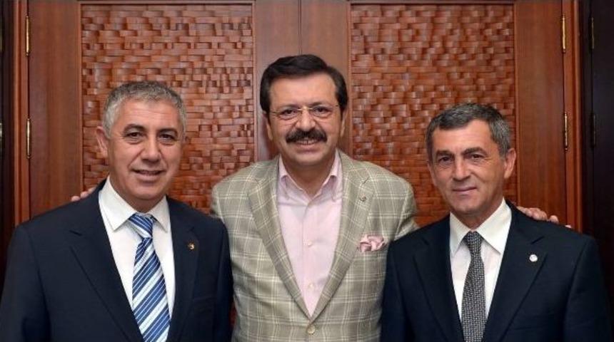 Salihli Tso Y&ouml;netimi Hisarcıklıoğlu İle Buluştu