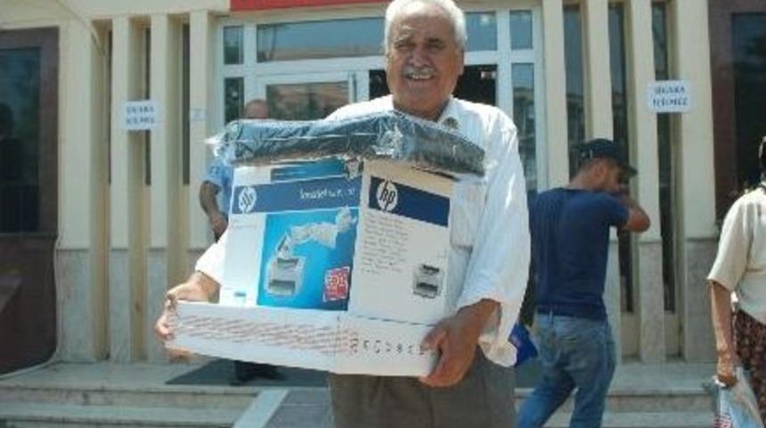 K&ouml;y Muhtarlarına Bilgisayar Ve Yazıcı