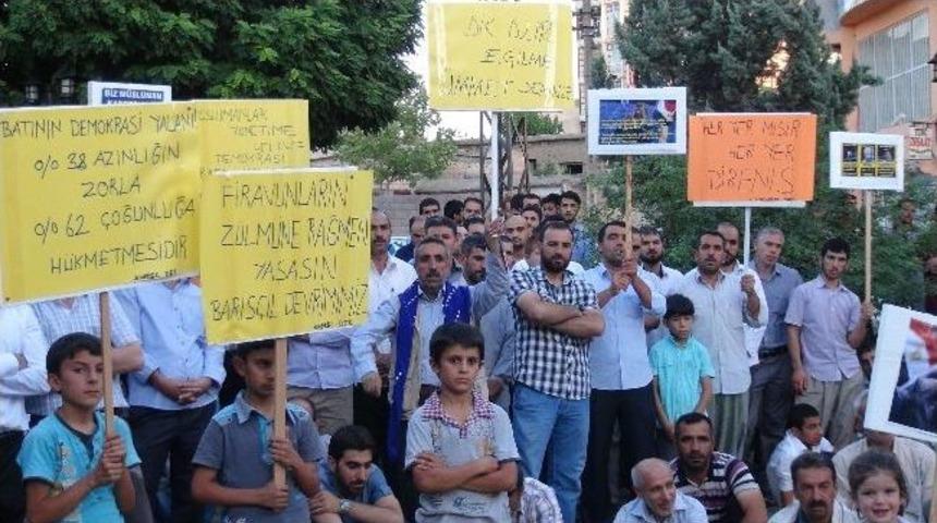 Siverek&rsquo;te Mısır&rsquo;a Destek İ&ccedil;in Basın A&ccedil;ıklaması Yapıldı