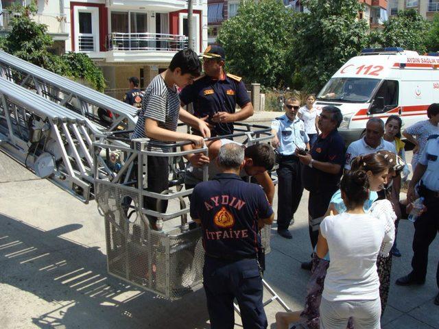 Dumanda Boğulmaktan Itfaiye Kurtardı