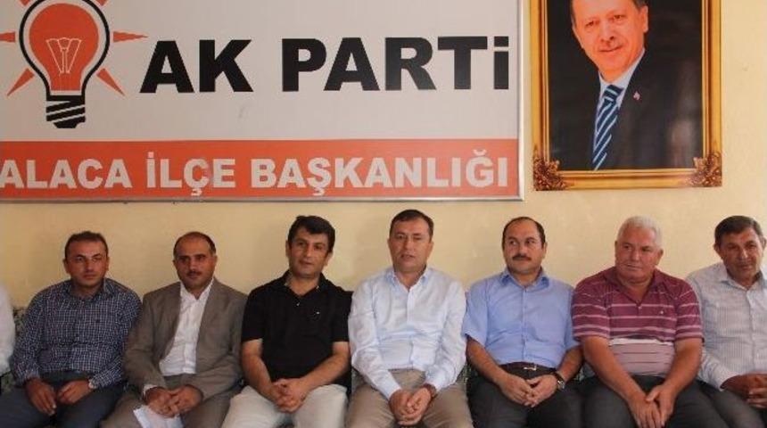 Ak Parti &Ccedil;orum İl Başkanı Ahmet Sami Ceylan;