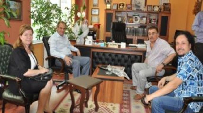 Dalgı&ccedil; Trakya Gazetesini Ziyaret Etti