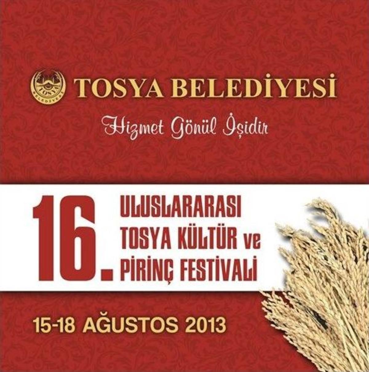 Tosya 16.uluslararası K&uuml;lt&uuml;r Ve Pirin&ccedil; Festivali Programı Belli Oldu