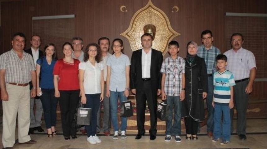 Sbs'de Dereceye Giren &Ouml;ğrencilerden Sultanoğlu&rsquo;na Ziyaret