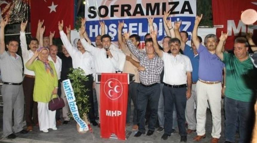 Mhp İftarında Partililer Bir Araya Geldi