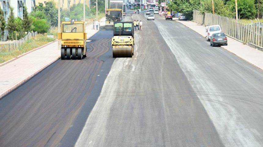 Yaşar Doğu Caddesi Asfaltlandı
