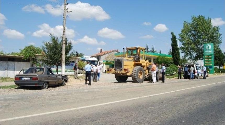 Malkara&rsquo;da Trafik Kazası 3 Yaralı